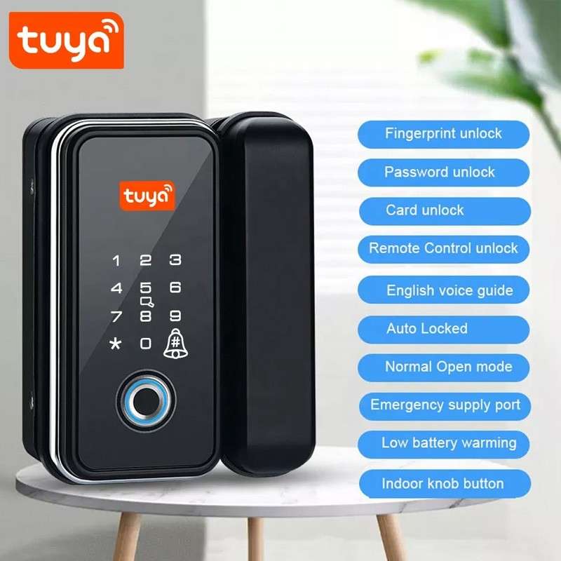 Tuya Smart Bluetooth Lock for Glass Doors