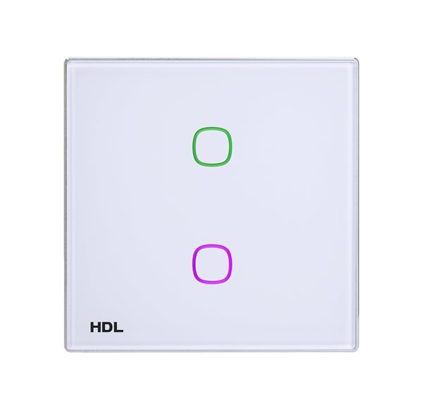 HDL iTouch 2-Buttons Touch Panel EU