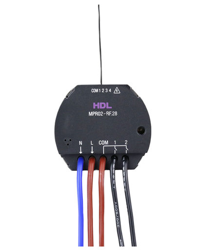 [HDL-MPR02-RF.28] HDL - 2CH Wireless Relay Actuator