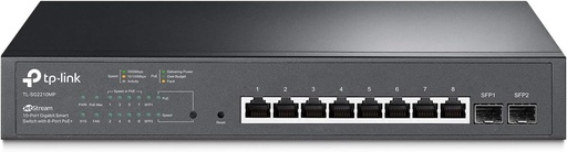 [TL-SG2210MP] TP-Link 8-Port Gigabit Smart PoE+ Switch with 2 SFP Slots