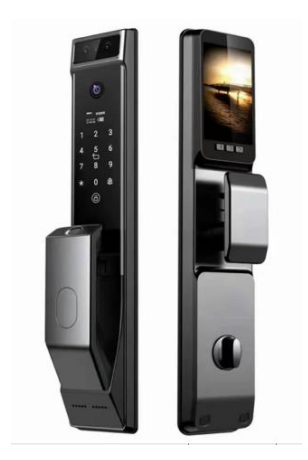 [CL-10-2W] CORDLESS - Two Way Talk Smart Lock - Active Intercom +3D Face ID