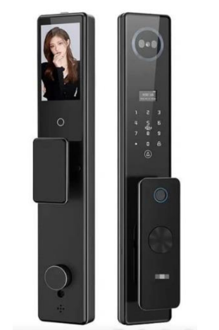 [CL-04-2W] CORDLESS - Two Way Talk Smart Lock - Active Intercom +3D Face ID