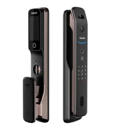 [DDL709-FVP-7HWS-Black] Philips Easykey Push Pull Smart Door Lock- Black